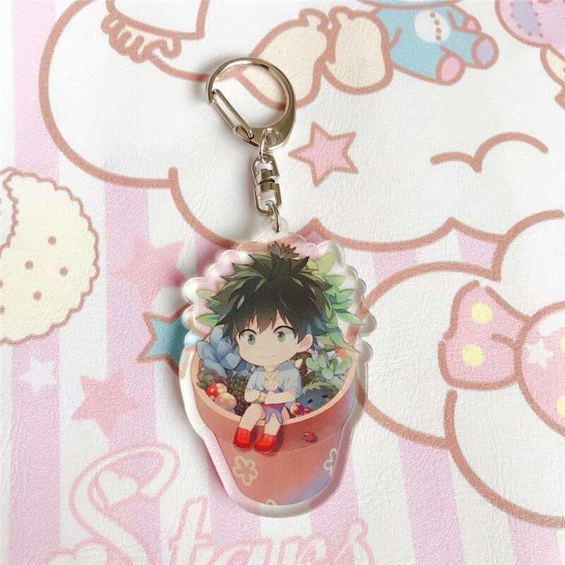 Boku no Hero 'Izuku Midoriya | Pot Sitting' Keyring Acrylic Keychain