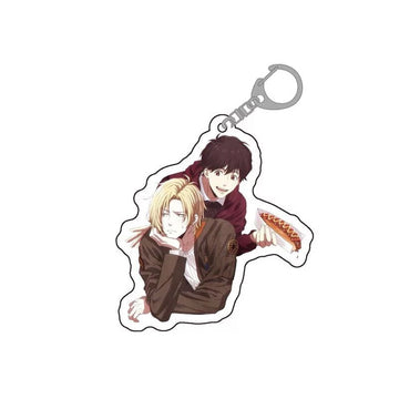 Banana FIsh 'Eating Ash & Eiji' Keyring Resin Keychain
