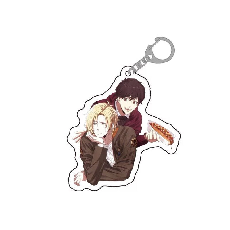Banana FIsh 'Eating Ash & Eiji' Keyring Resin Keychain