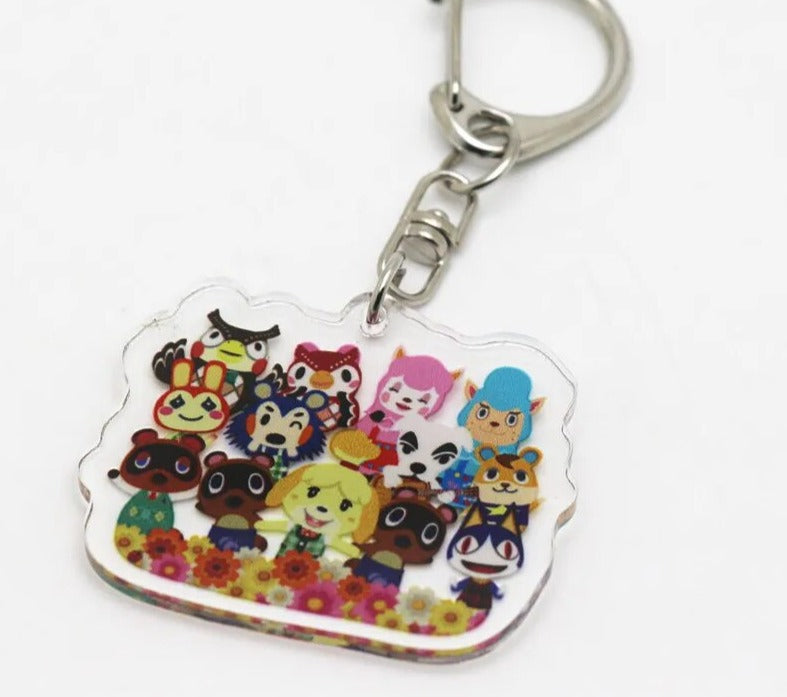 Animal Crossing 'Characters' Keyring Plastic Keychain