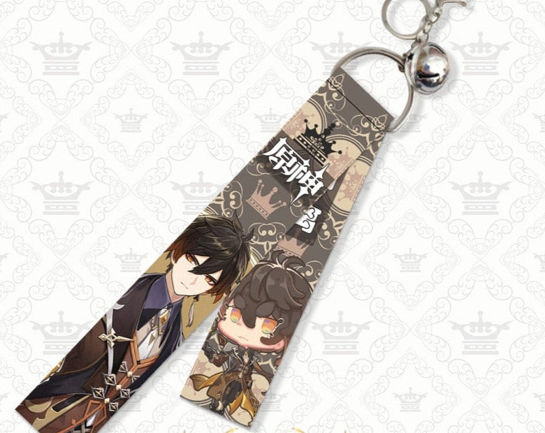 Genshin Impact 'Zhongli' Streamer Clip Keychain
