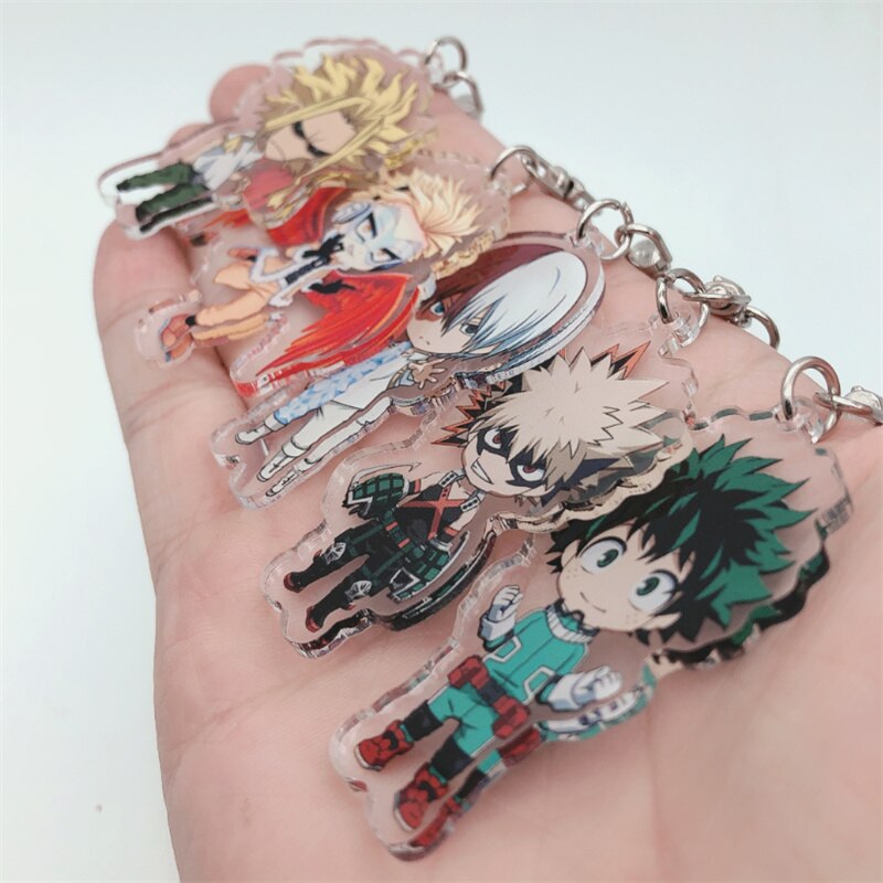 My Hero Academia 'Hawks' Keyring Plastic Keychain