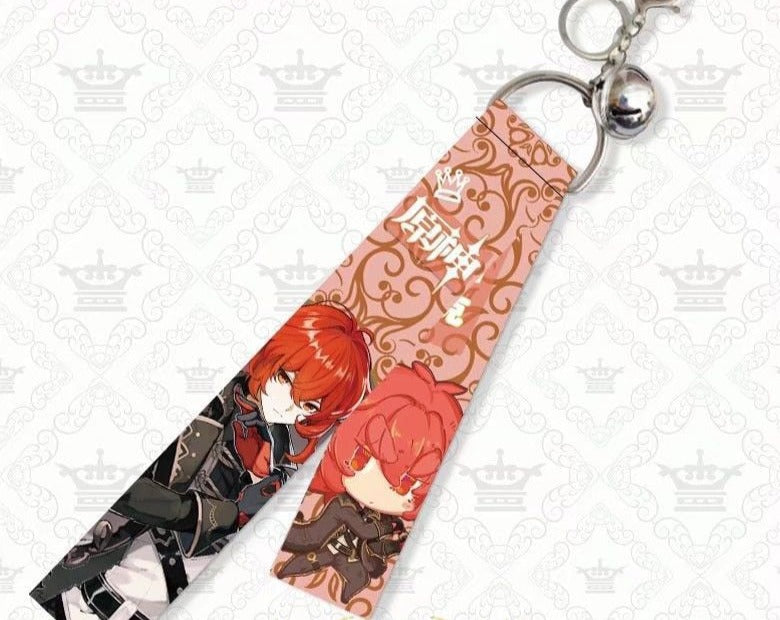 Genshin Impact 'Diluc' Streamer Clip Keychain
