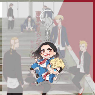 Tokyo Revengers 'Baji Keisuke & Chifuyu Matsuno Ver. 2' Keyring Resin Keychain