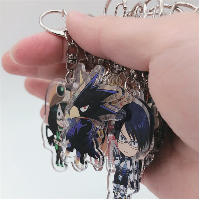 My Hero Academia 'Fumikage Tokoyami' Keyring Plastic Keychain