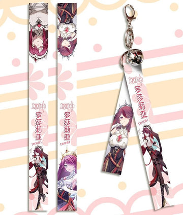 Genshin Impact 'Rosaria' Streamer Clip Keychain