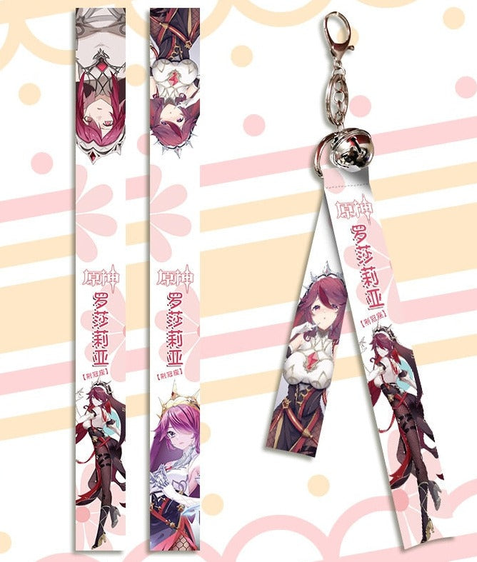 Genshin Impact 'Rosaria' Streamer Clip Keychain