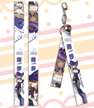 Genshin Impact 'Lisa' Streamer Clip Keychain