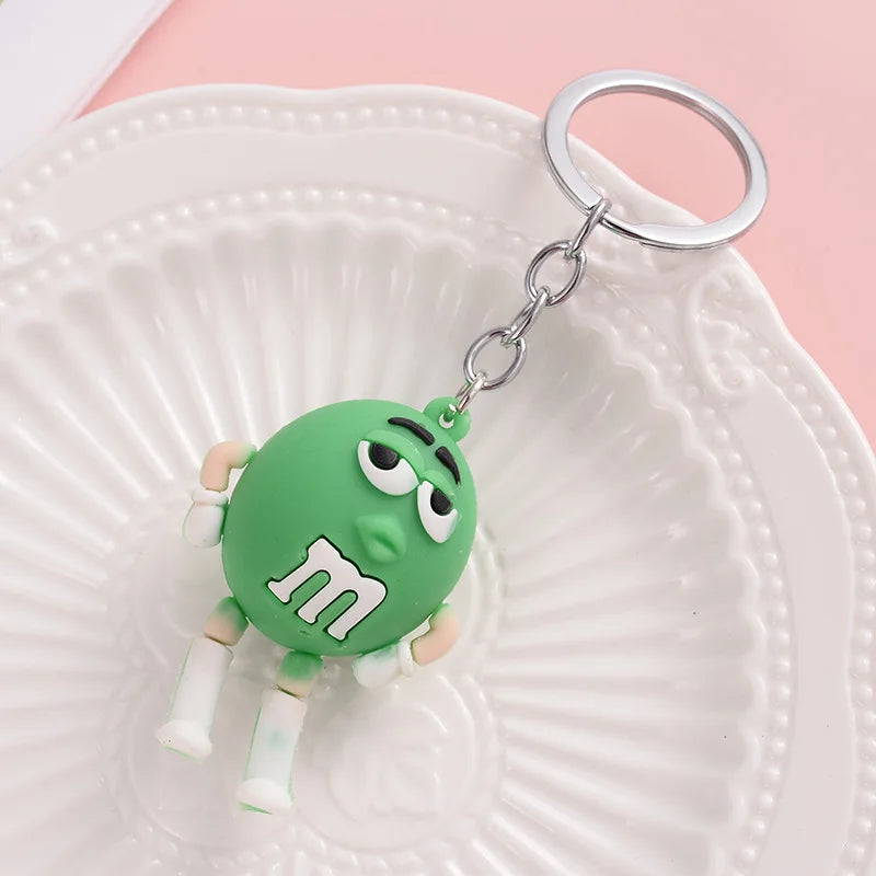 M&M's Chocolate 'Green' Keyring Resin Keychain