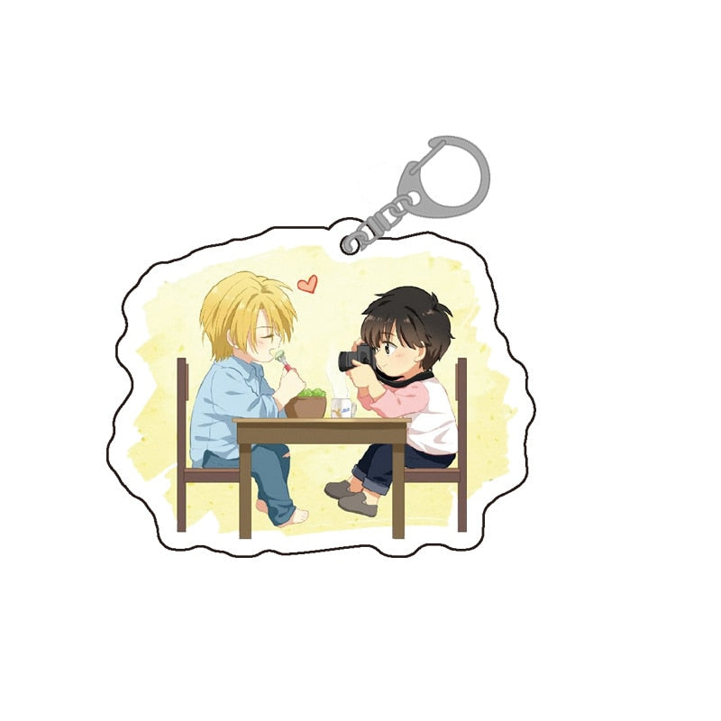 Banana FIsh 'Ash & Eiji Ver. 4' Keyring Resin Keychain