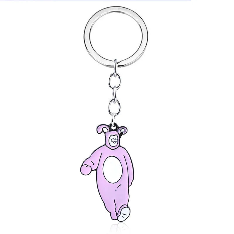 Friends 'Chandler Bunny' Keyring Metal Keychain