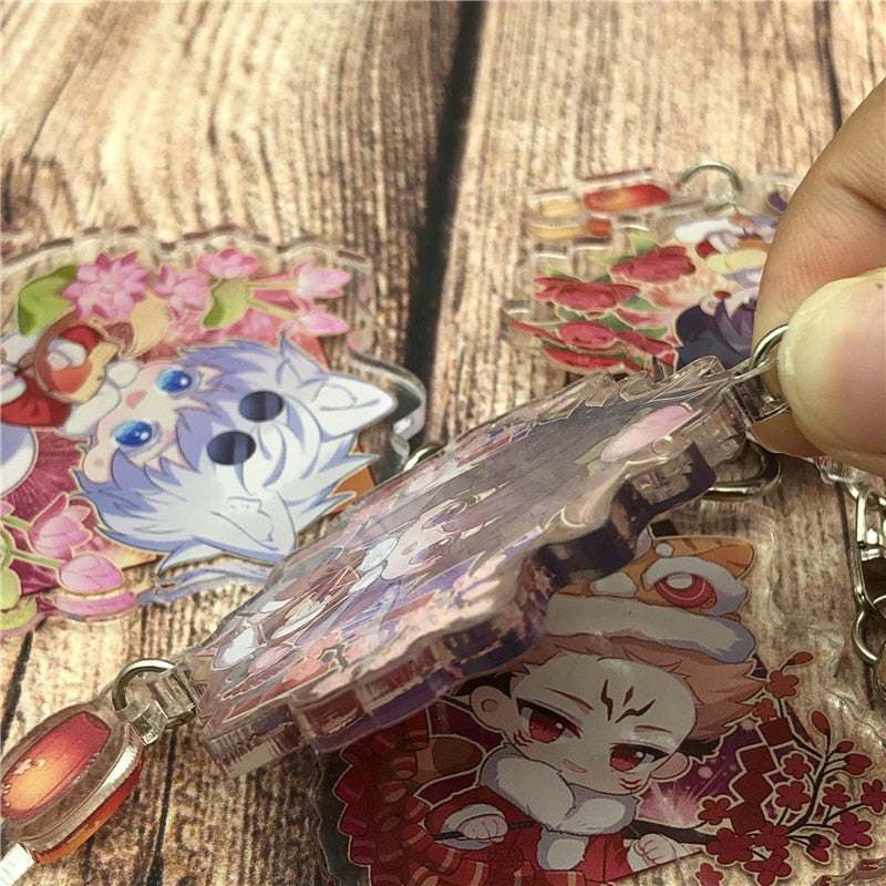 Jujutsu Kaisen 'Toge Inumaki | New Year' Keyring Plastic Keychain