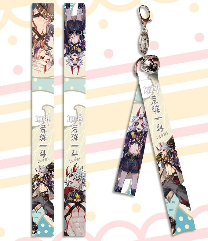 Genshin Impact 'Arataki Itto' Streamer Clip Keychain
