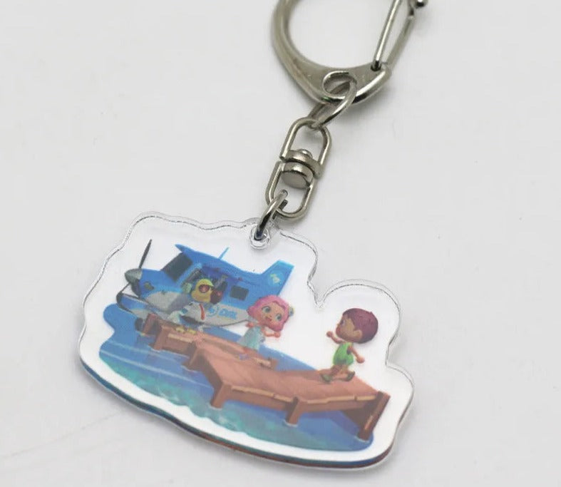 Animal Crossing 'New Horizons' Keyring Plastic Keychain