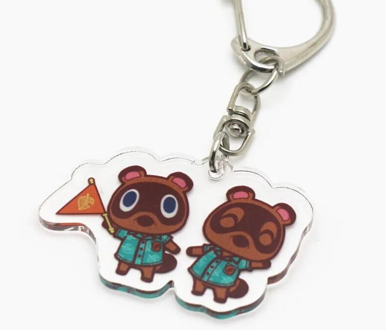 Animal Crossing 'Timmy & Tommy' Keyring Plastic Keychain
