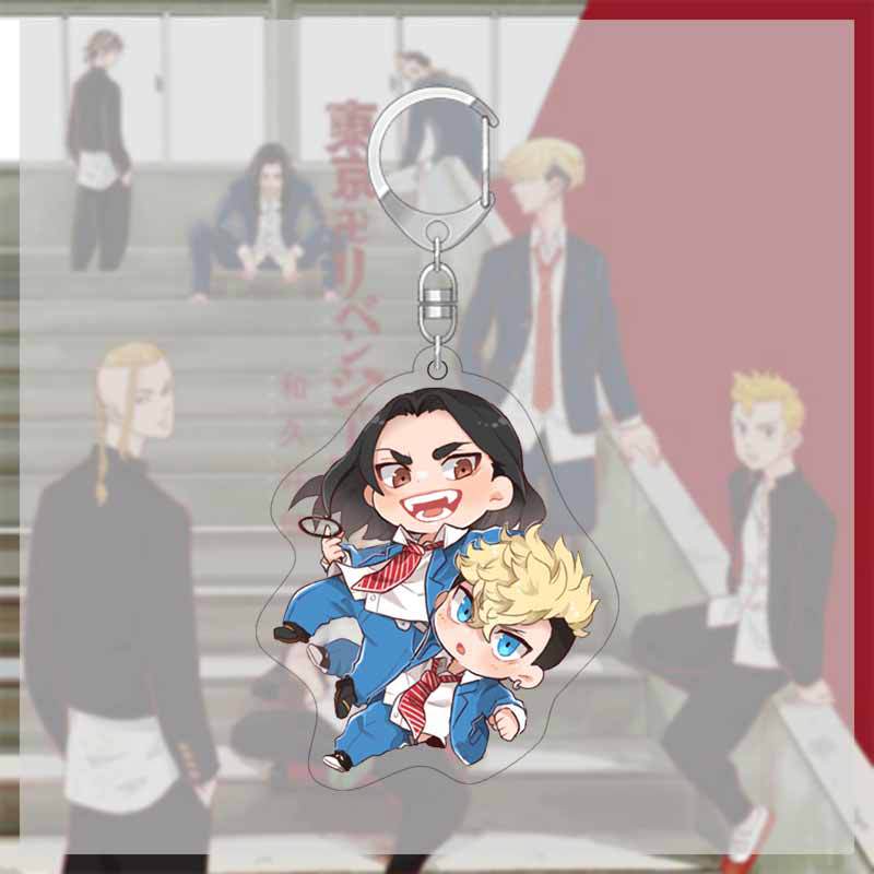 Tokyo Revengers 'Baji Keisuke & Chifuyu Matsuno Ver. 2' Keyring Resin Keychain