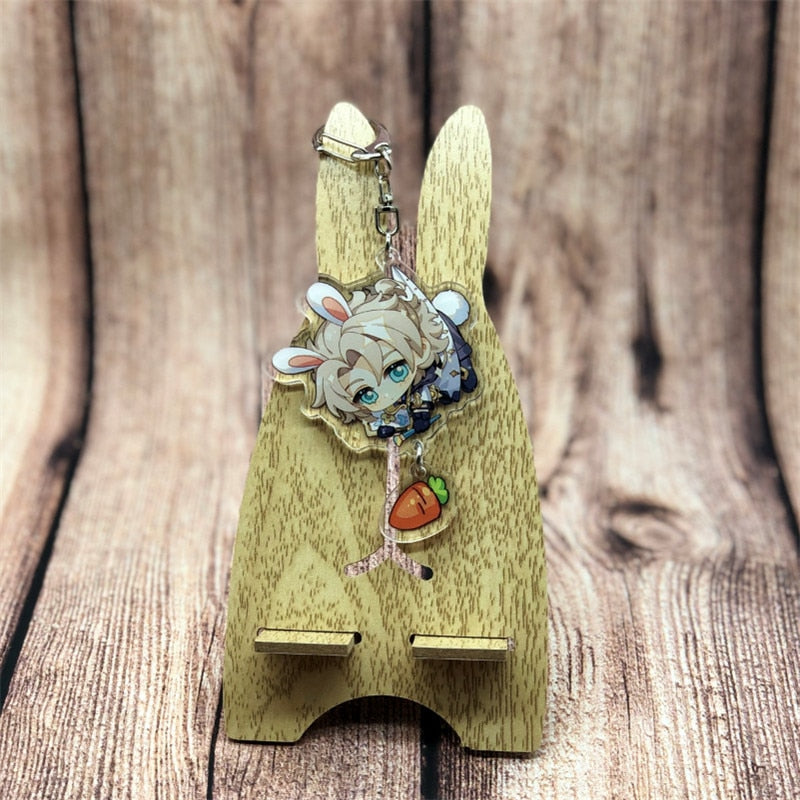 Genshin Impact 'Albedo' Keyring Plastic Keychain