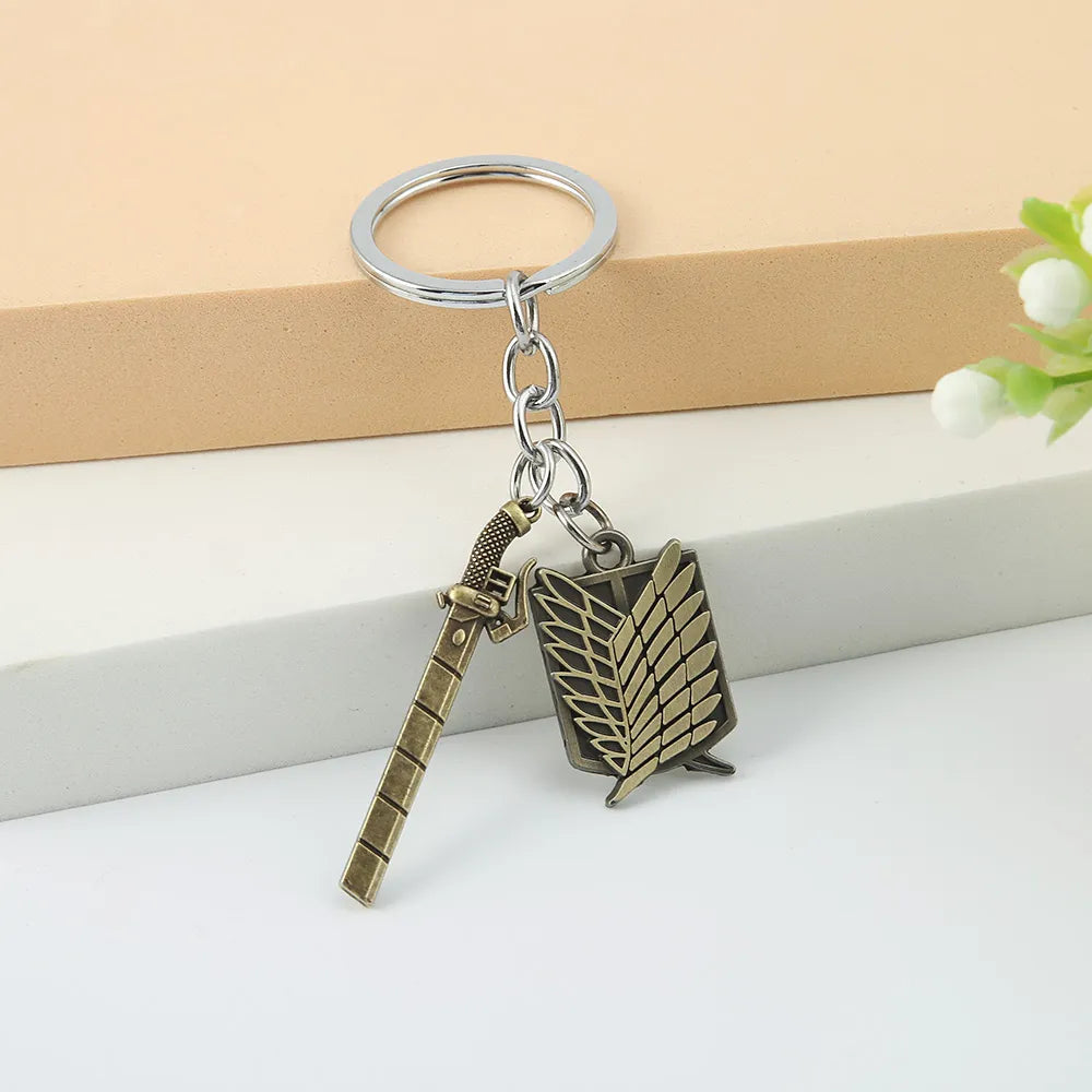 Attack on Titan Emblem 'Scouting Legion' Keyring Metal Keychain