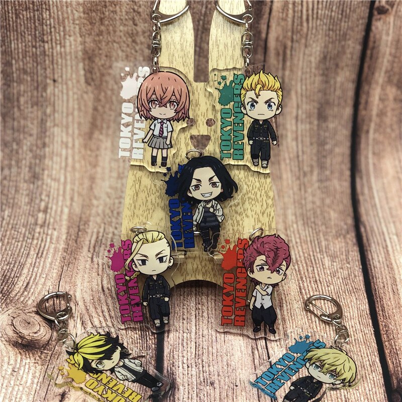 Tokyo Revengers 'Hinata' Keyring Plastic Keychain