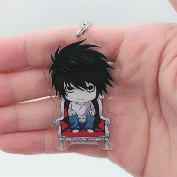 Death Note 'L' Keyring Plastic Keychain