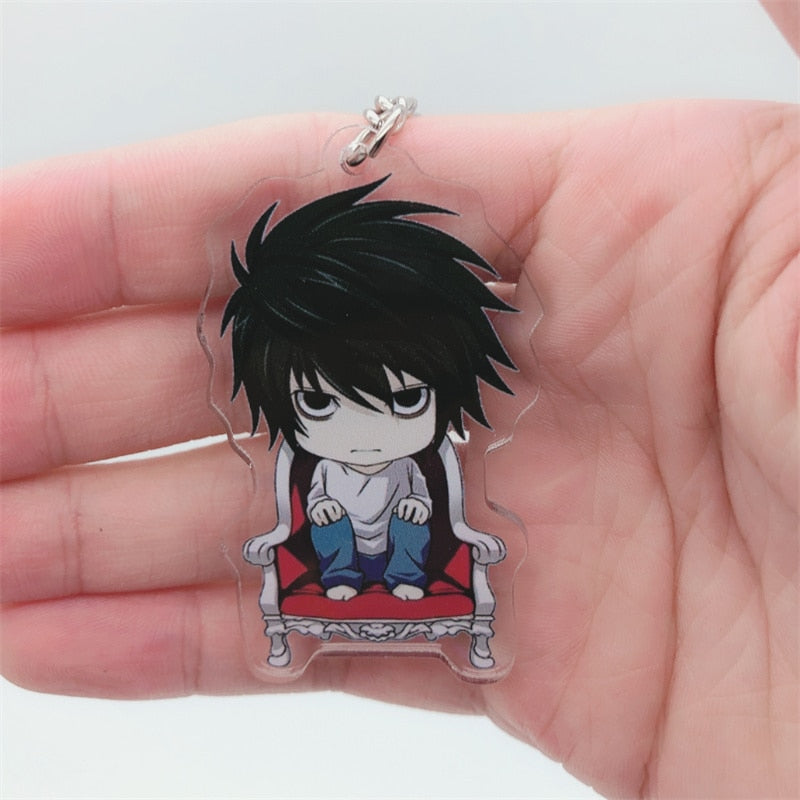 Death Note 'L' Keyring Plastic Keychain