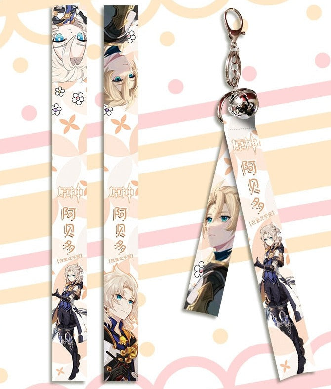 Genshin Impact 'Albedo' Streamer Clip Keychain