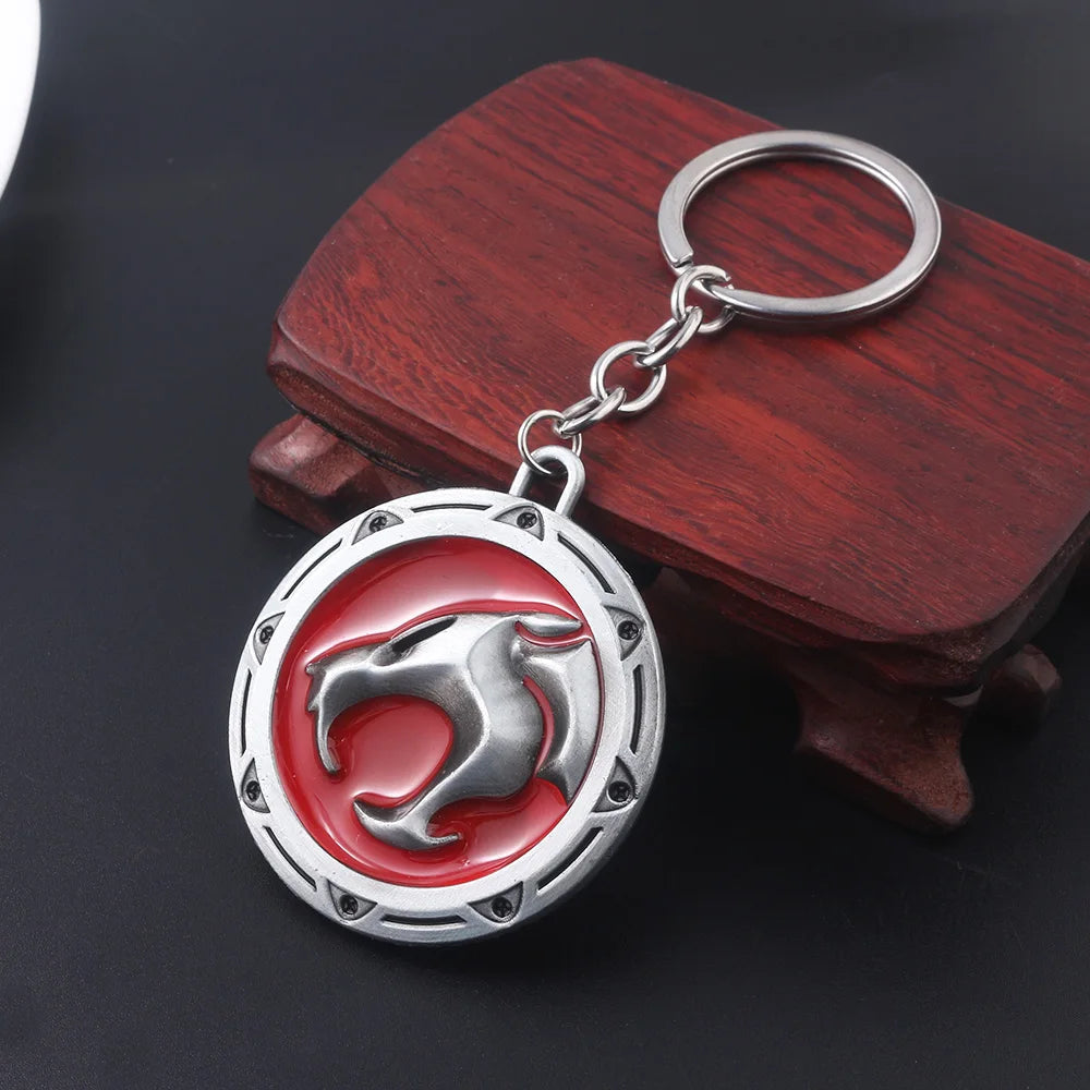 Thundercats 'Silver' Keyring Metal Keychain