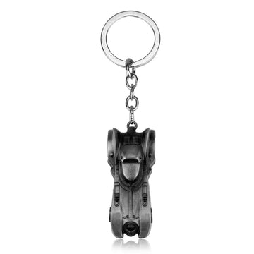 Batman 'Batmobile Gun Metal' Keyring Metal Keychain