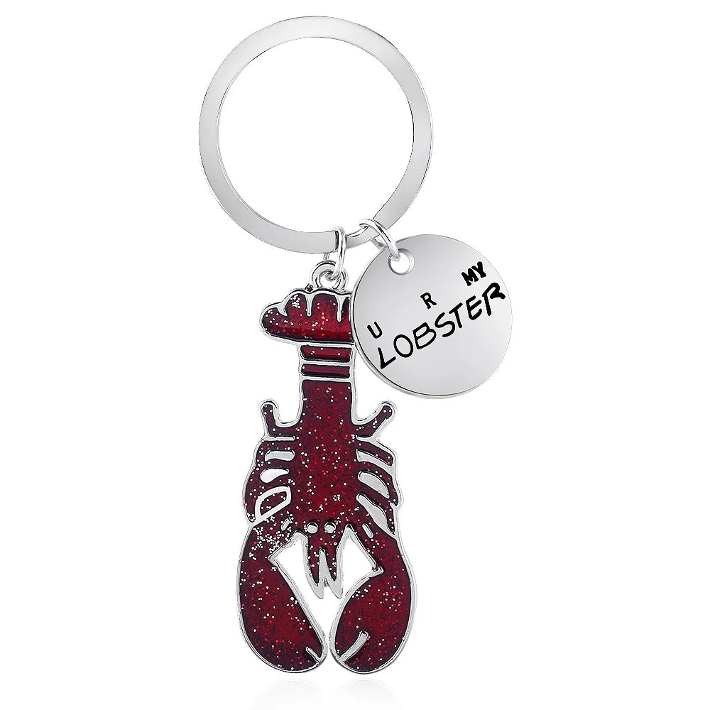 Friends 'U R MY LOBSTER' Keyring Metal Keychain