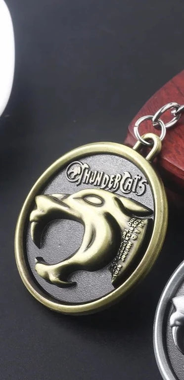Thundercats 'Brass Logo' Keyring Metal Keychain