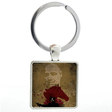 The Godfather 'Head Horse x Vito Corleone' Keyring Metal Keychain