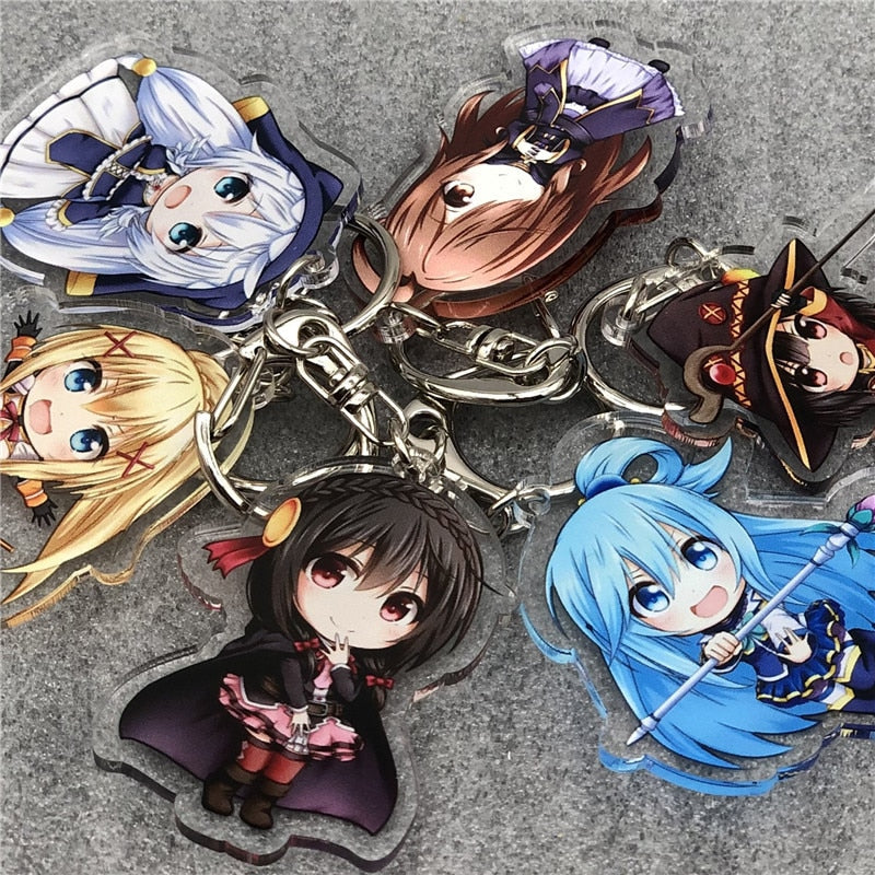KonoSuba 'Megumin' Keyring Plastic Keychain