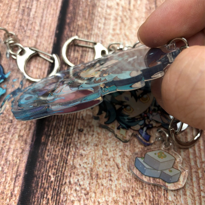 Genshin Impact 'Xiao| Chibi Ver. 2' Keyring Plastic Keychain