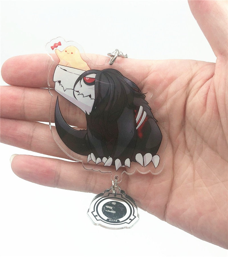 SCP '682' Keyring Plastic Keychain