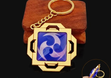 Genshin Impact 'Liyue Electro' Vision Keyring Metal Keychain