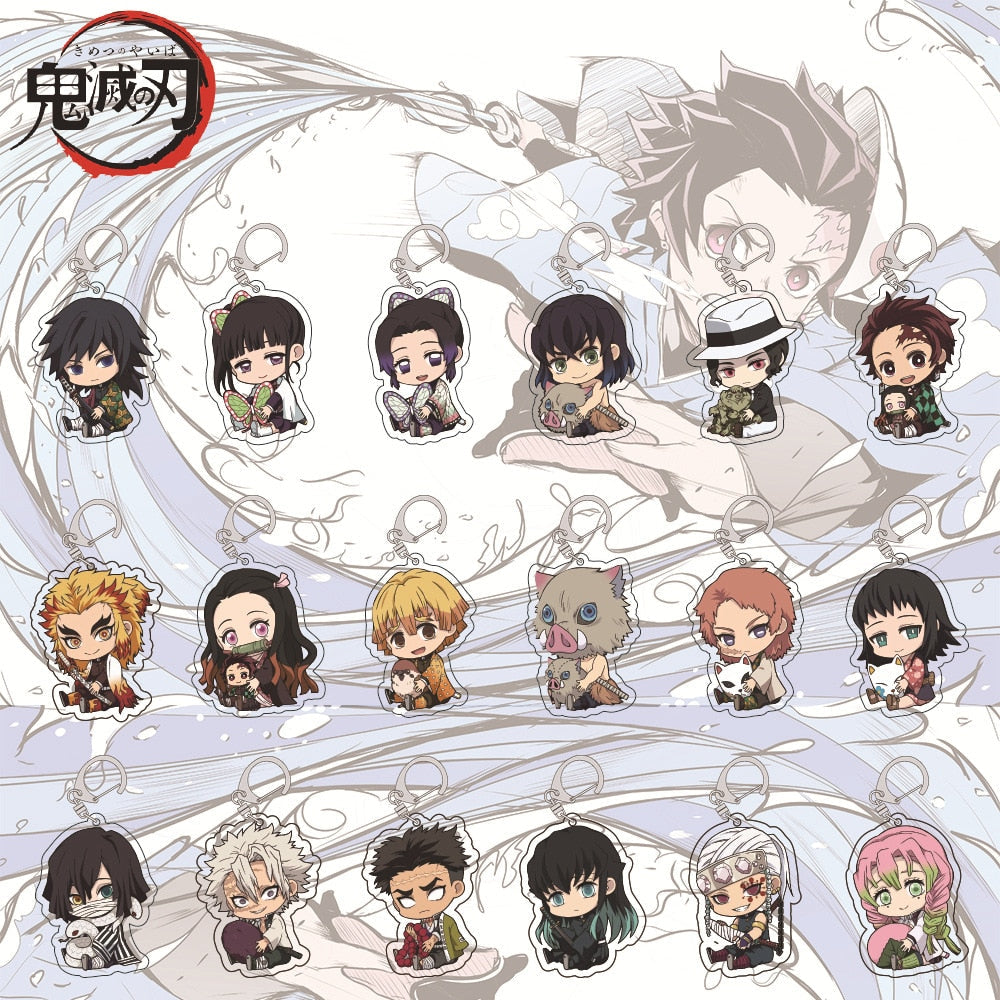 Demon Slayer 'Muichiro Tokito' Keyring Resin Keychain