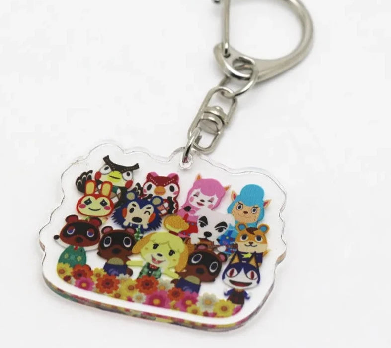 Animal Crossing 'Characters' Keyring Plastic Keychain