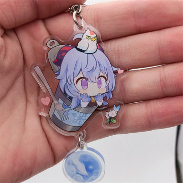 Genshin Impact 'Ganyu' Keyring Plastic Keychain