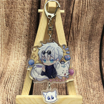 Jujutsu Kaisen 'Gojo | Wolf' Keyring Plastic Keychain