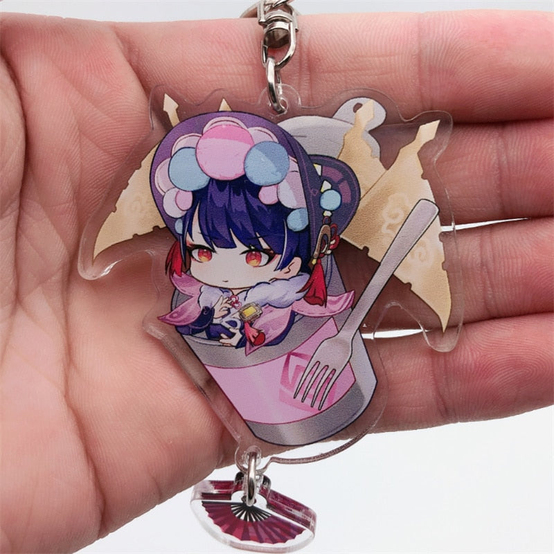 Genshin Impact 'Yun Jin' Keyring Plastic Keychain