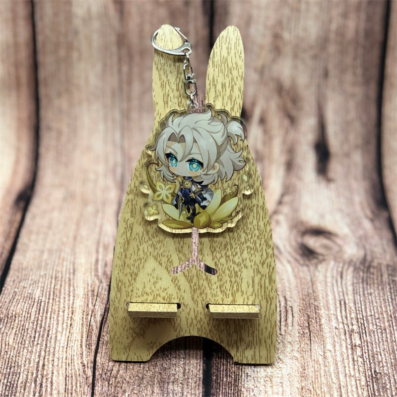 Genshin Impact 'Albedo Ver.1' Keyring Plastic Keychain