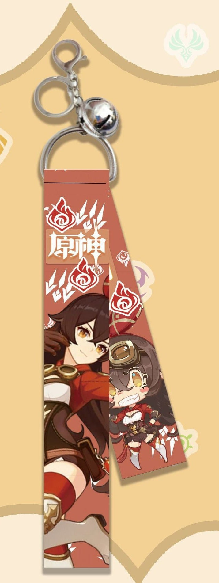 Genshin Impact 'Amber' Streamer Clip Keychain