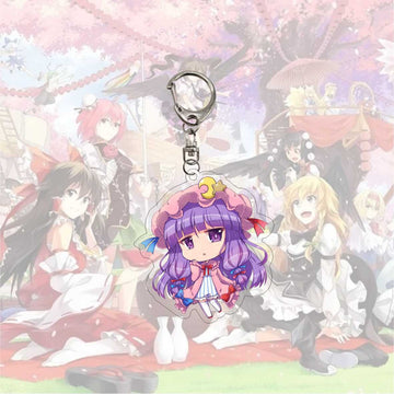 Touhou Project 'Patchouli' Keyring Plastic Keychain