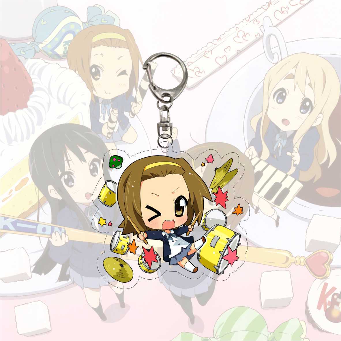 K-ON! 'Ritsu Tainaka | Drum' Keyring Resin Keychain