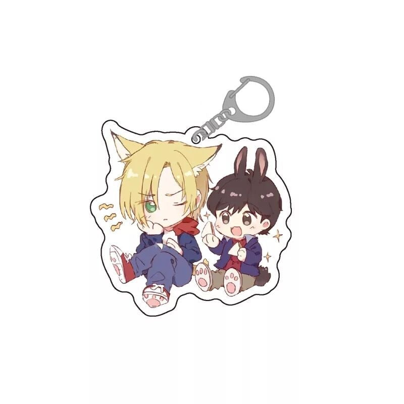 Banana FIsh 'Ash & Eiji Ver. 1' Keyring Resin Keychain