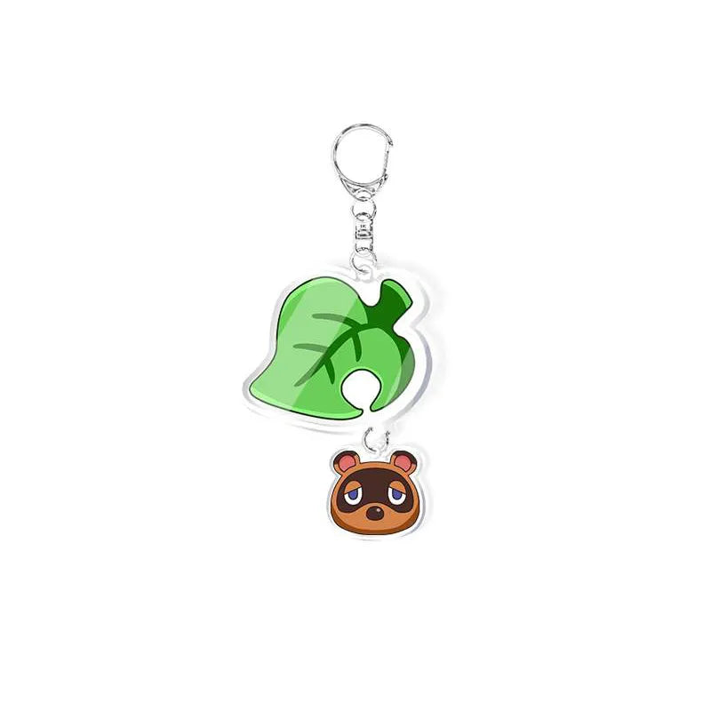 Animal Crossing 'Leaf | Timmy' Keyring Plastic Keychain