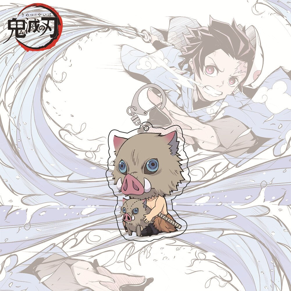 Demon Slayer 'Inosuke Hashibira' Keyring Resin Keychain