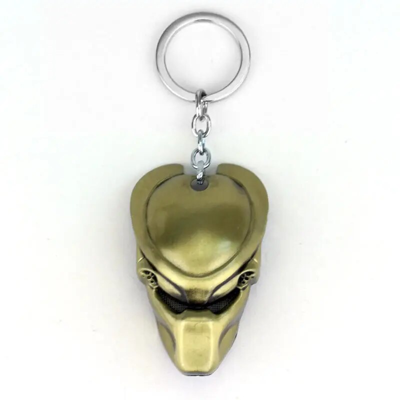 AVP 'Predator Gold' Keyring Metal Keychain