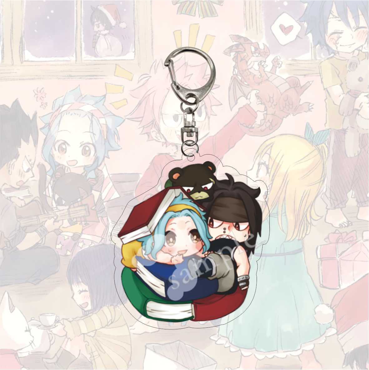 Fairy Tail 'Gruvia' Keyring Acrylic Keychain