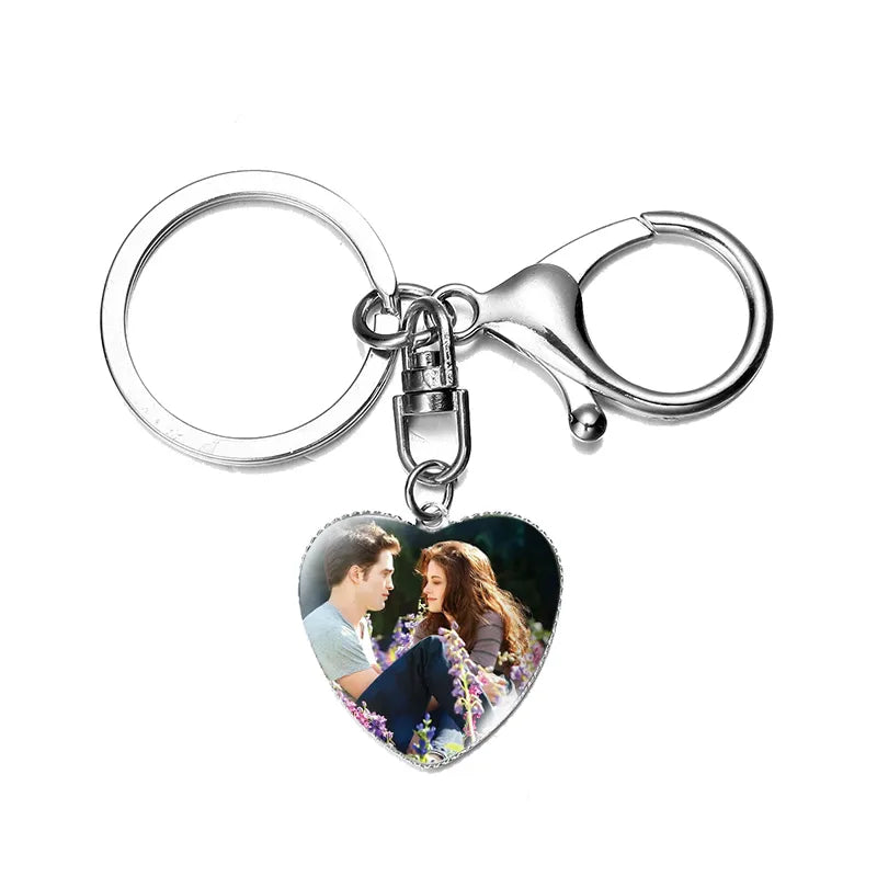 Twilight 'Edward Cullen & Bella Swan 1.0' Keyring Metal Keychain